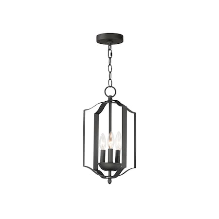 Maxim Lighting Provident 3-Light Chandelier 10035BK